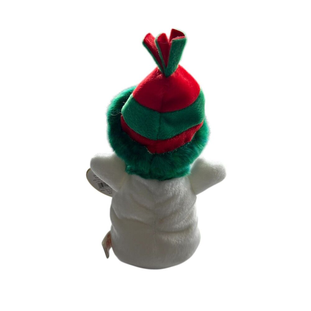 2000 Rare & Retired Ty Beanie Baby Snowgirl The Christmas Snowman 8" - Picture 3 of 12